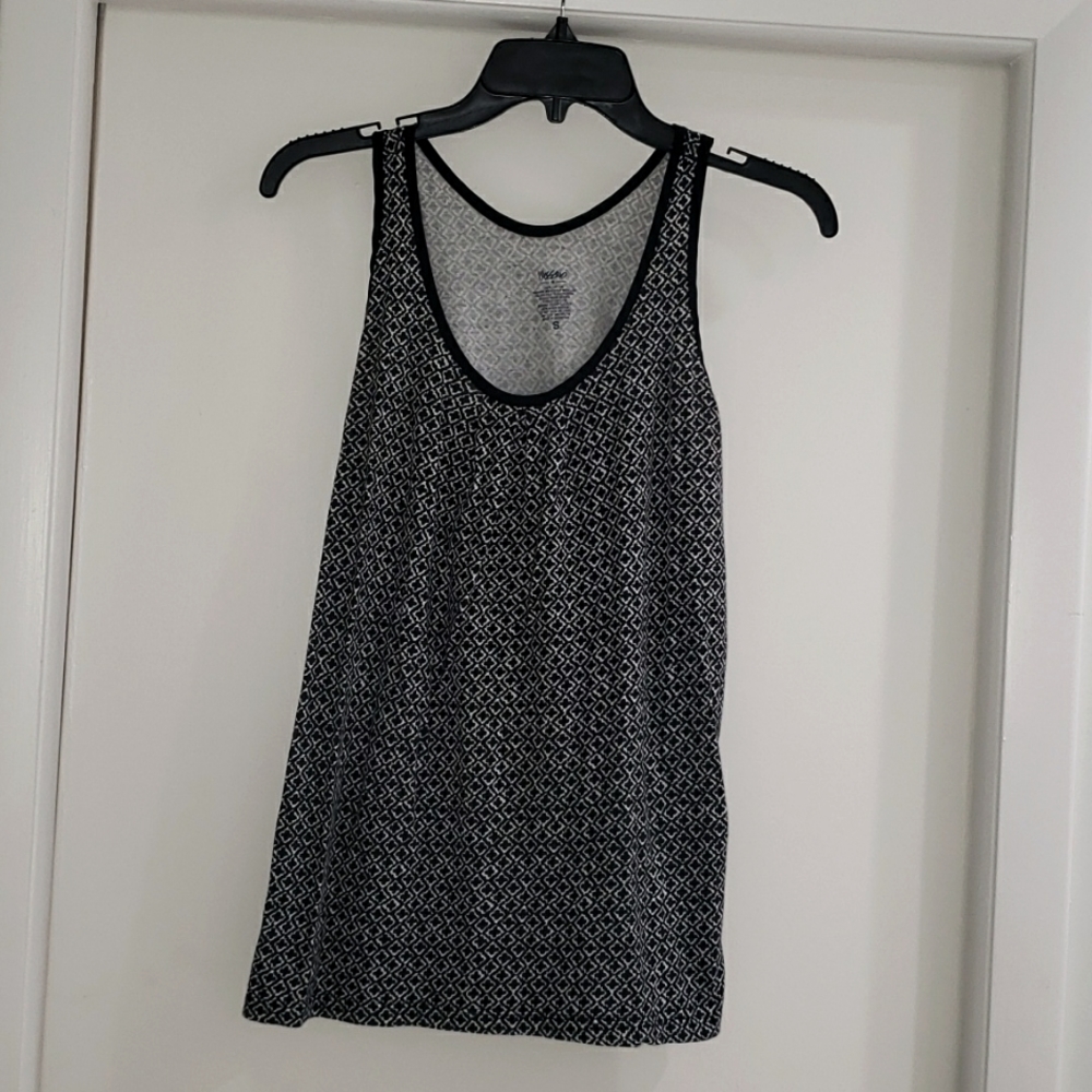 Massimo Black & White Tank Top